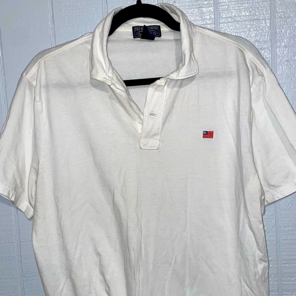 Polo Jeans Company Vintage Authentic Short Sleeve USA Flag  RL Ralph Lauren - Picture 1 of 4